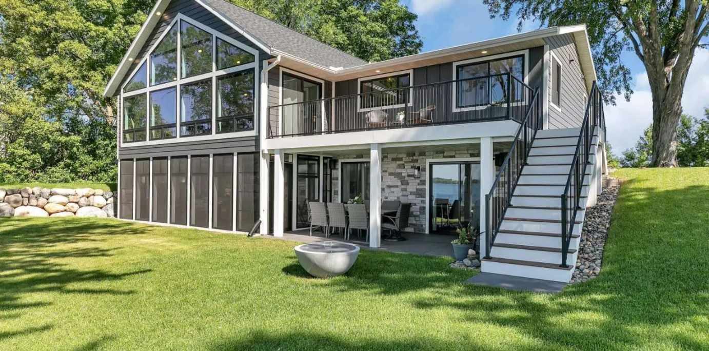 custom lake home builder st cloud