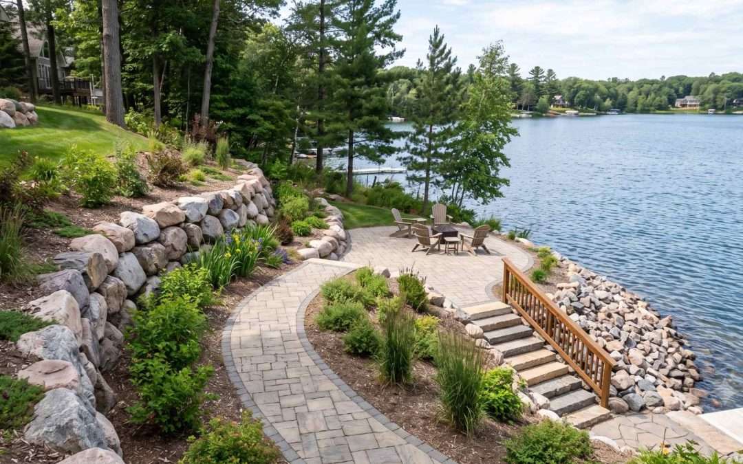 Hardscaping for Alexandria Lake Slopes
