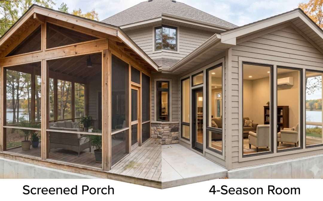 Screened Porch vs. 4-Season Room